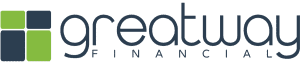 Greatway Financial logo with dark blue 'greatway', light gray 'FINANCIAL', and a green & dark blue square icon.